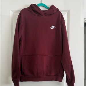 Nike Kids Maroon Hoodie